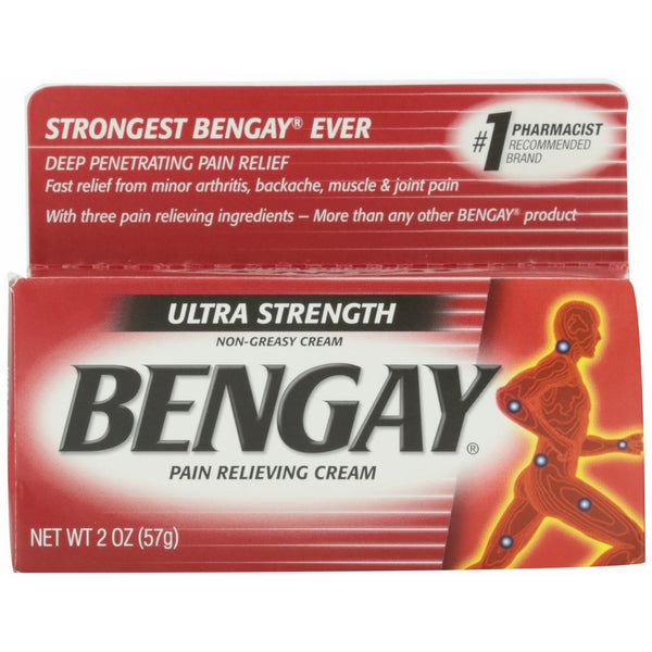 Bengay Pain Relieving Cream, Ultra Strength, 2 oz