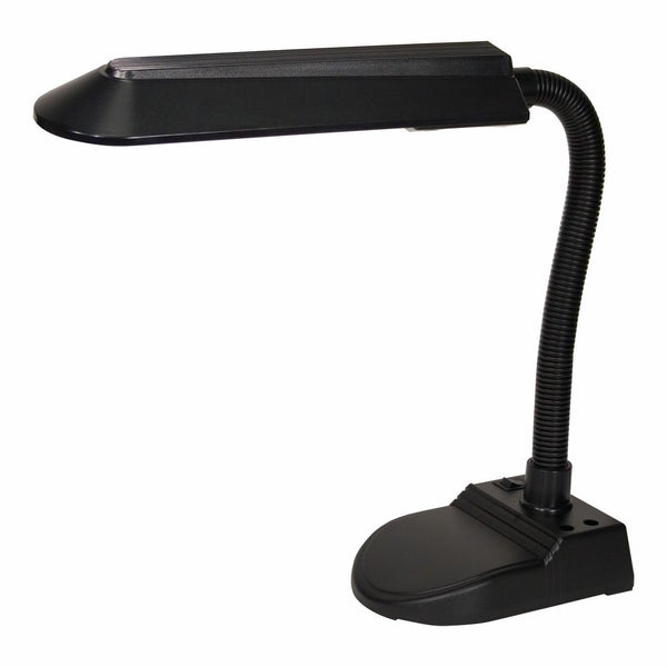 LEDL516MB - Ledu Economy Fluorescent Gooseneck Desk Lamp w/Pencil Holder Base