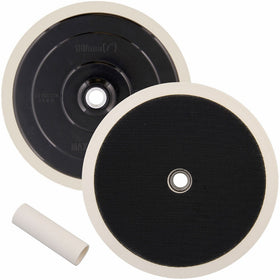 TCP Global Brand 7" Grip Mount Hook & Loop Universal Polisher Buffer Backing Plate Pad - Attach Foam Wool Buff Polishing Pads