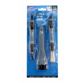 Carrand 93019 Final Touch Vent, Dash, and Crevice Detail Brush Set