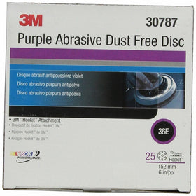3M 30787 Purple 6" 36E Grit Dust-Free Abrasive Disc