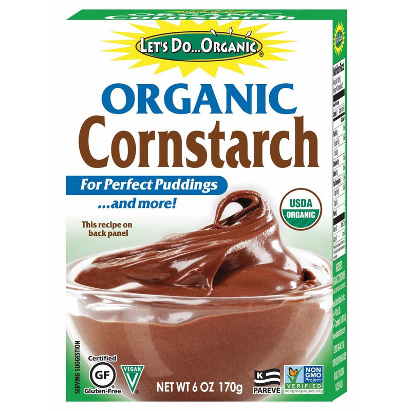 Let's Do Organic Organic Cornstarch, 6-Ounce Boxes (Pack of 6)