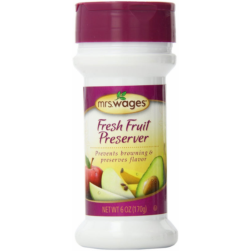 Mrs. Wages Fresh Fruit Preserver, 6-Ounce Shaker Bottle(Pack of 6)