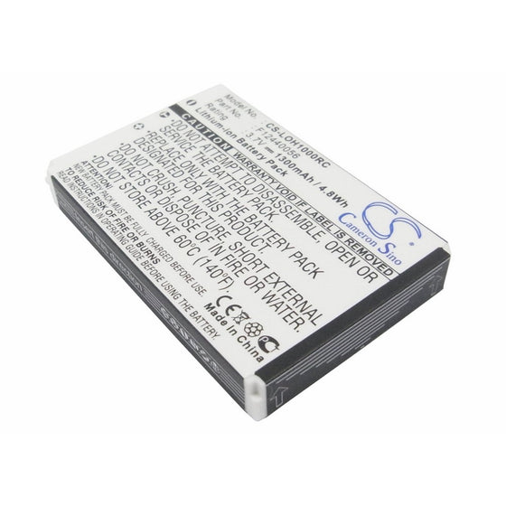 VINTRONS 1300mAh Li-ion Battery for Logitech Harmony 915 Remote, Harmony 1000 Remote, Harmony 1100 Remote, Harmony 1100i Remote