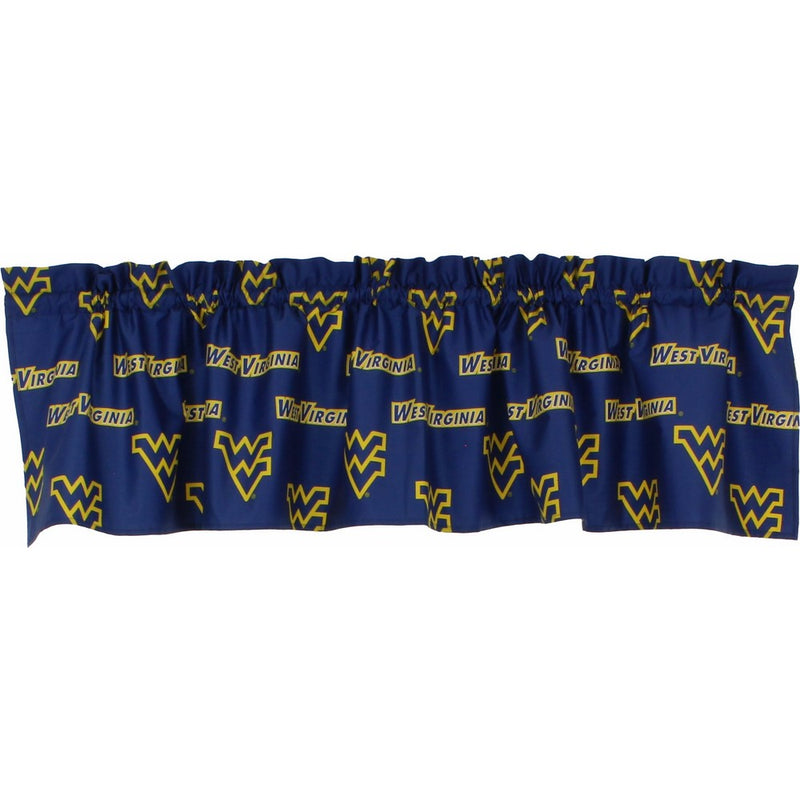 College Covers West Virginia Mountaineers Printed Curtain Valance - 84" x 15"