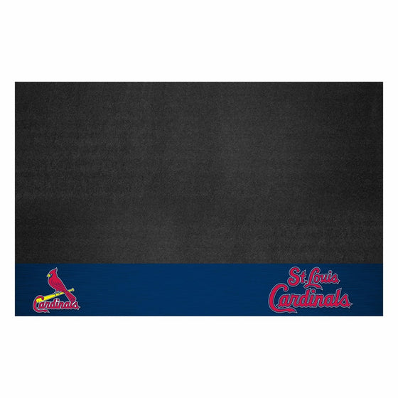 Fanmats MLB St Louis Cardinals Vinyl Grill Mat