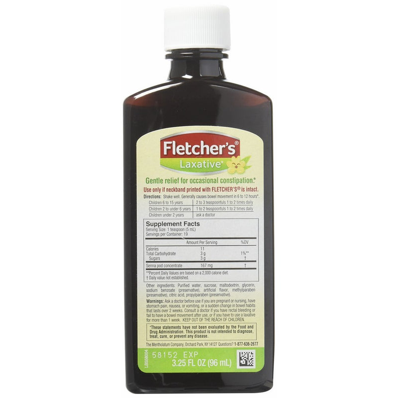 Fletcher's Laxative, Root Beer, 3.25 Ounce