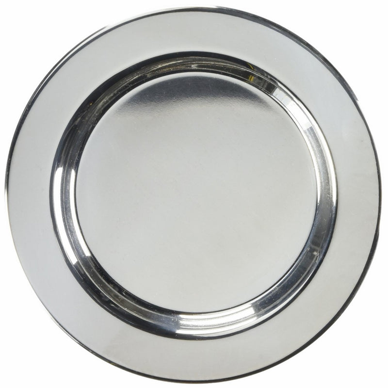 Franmara 9325-BX Set of 4 Silver Plated Plat Wine Bottle Coasters