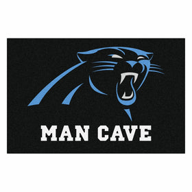 Fanmats 14277 NFL Carolina Panthers Nylon Universal Man Cave Starter Rug