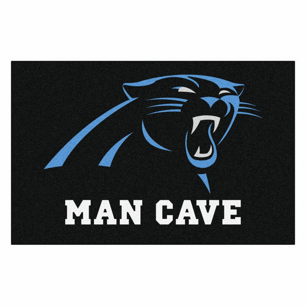 Fanmats 14277 NFL Carolina Panthers Nylon Universal Man Cave Starter Rug