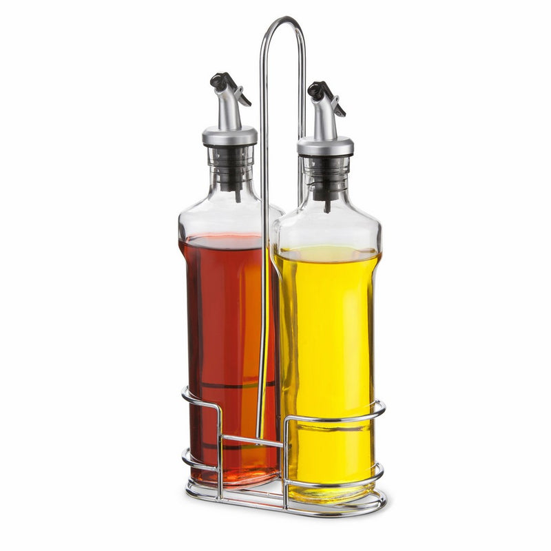 Artland 3 Piece Clip-Spout Cruets Set, 12 Ounce