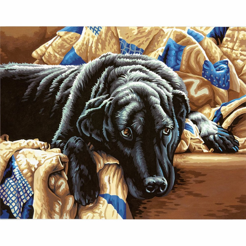 Dimensions Crafts 73-91469 Paint Works Paint by Number Kit, Guilty Pleasures