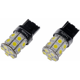 Dorman 7440W-SMD White LED Turn Signal Light Bulb, (Pack of 2)