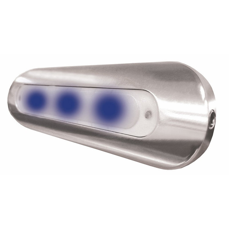 Taco Metals Marine LED Pipe Mount Deck Light, Blue