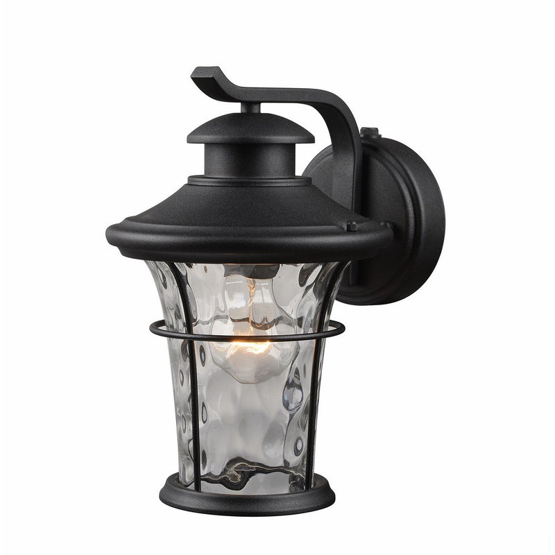 Hardware House 21-2274 Outdoor Water Glass Wall Lantern with Photo Cell