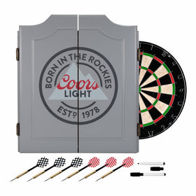 TRADEMARK GAMES Coors Light Dartboard Set