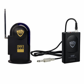 Nady DKW-1 Wireless Guitar/Instrument VHF System-includes wireless bodypack, receiver, AC adapter, guitar cable and audio cable-Easy setup-Electric guitar, bass, or other instruments with a pickup