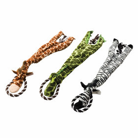 Ethical Pets Jungle Skinneeez Tugs Stuffingless Dog Toy, 23", Assorted