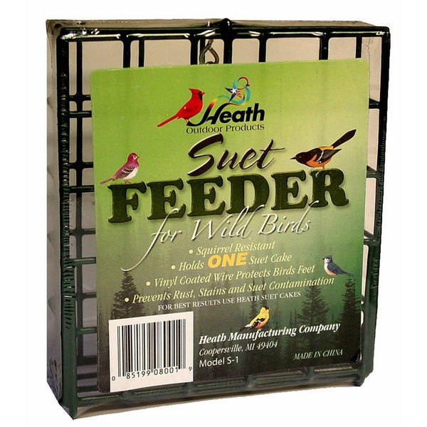 Heath Outdoor Products S-1-8 Single Hanging Suet Feeder