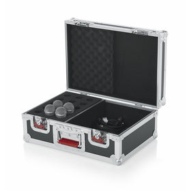 Gator Cases G-TOUR Road Case with Foam Drops for (15) Wired Microphones & Accessory Storage (G-TOUR M15)
