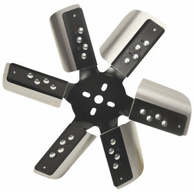 Derale 17015 Heavy Duty Fan Blade Series 1000 15" Stainless Steel Flex Fan Standard Rotation