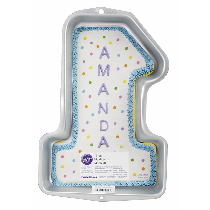 Wilton First Birthday Cake Pan, Kids 3D Number One Cake Pan