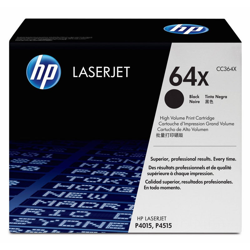 HP 64X (CC364X) Black High Yield Original Toner Cartridge