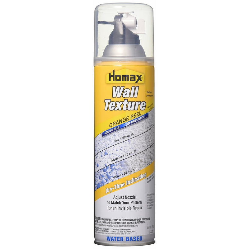 Homax 4096 Color-Changing Drywall Spray Texture, Water-Base, 16-Ounce