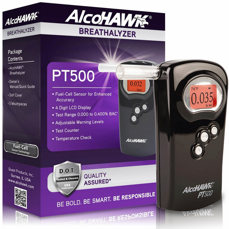 AlcoHAWK PT500 Breathalyzer Alcohol Detector