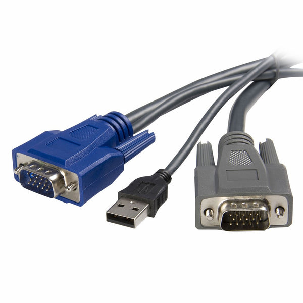 StarTech 6-Feet Ultra-Thin USB VGA 2-in-1 KVM Cable (SVUSBVGA6)