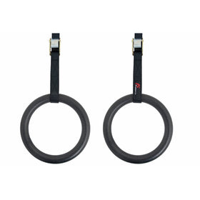 ProSource Fitness Gymnastics Rings with Straps for CrossFit and Total Body Conditioning at Home