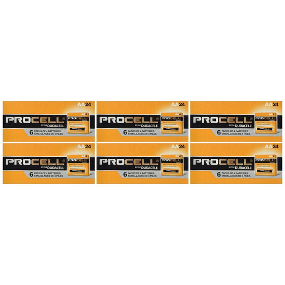 Duracell Procell AA 144 Batteries PC1500