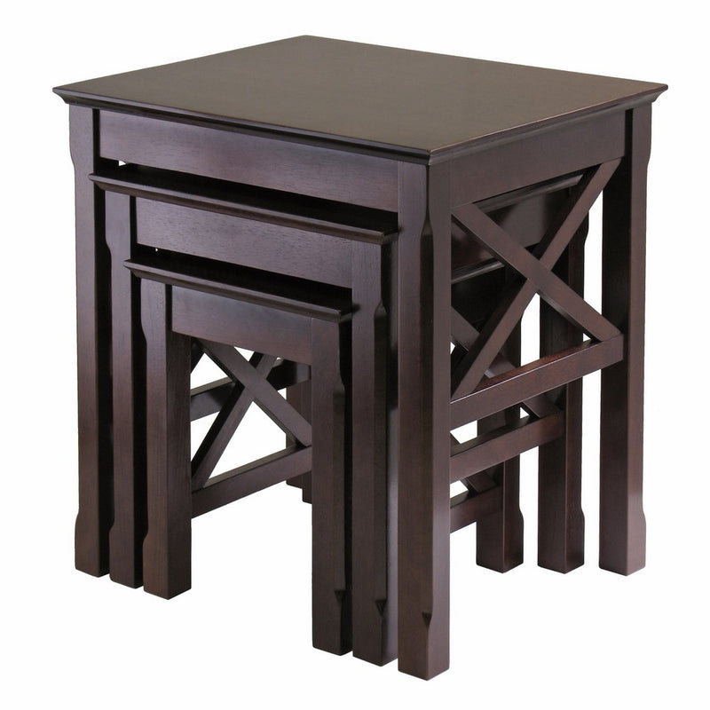 Winsome Wood Xola 3pc Nesting Table