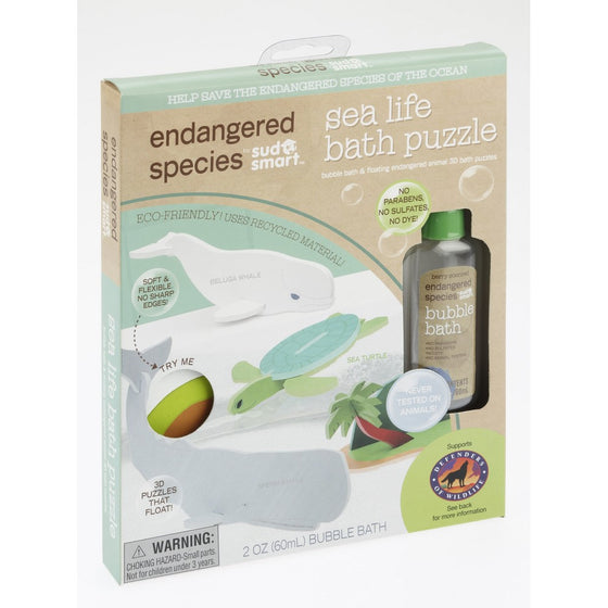 Endangered Species by Sud Smart Sea Life Bath Puzzle