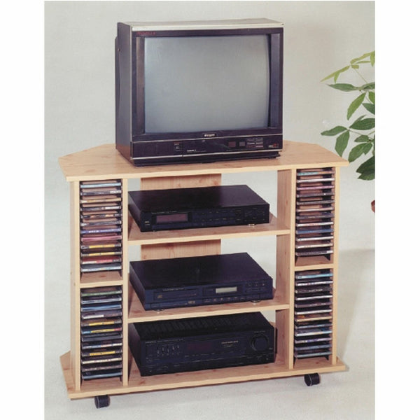 30 in. Entertainment Corner TV Stand (Natural)