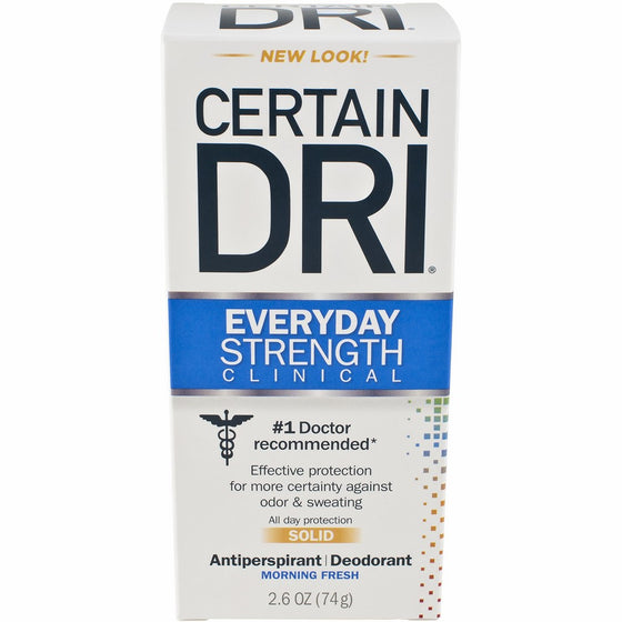 Certain Dri A.m Solid Antiperspirant/deodorant 2.6 Oz (2 Pack)