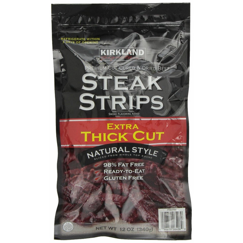 Kirkland Signature Steak Strips Extra Thick Cut, 12 Ounce