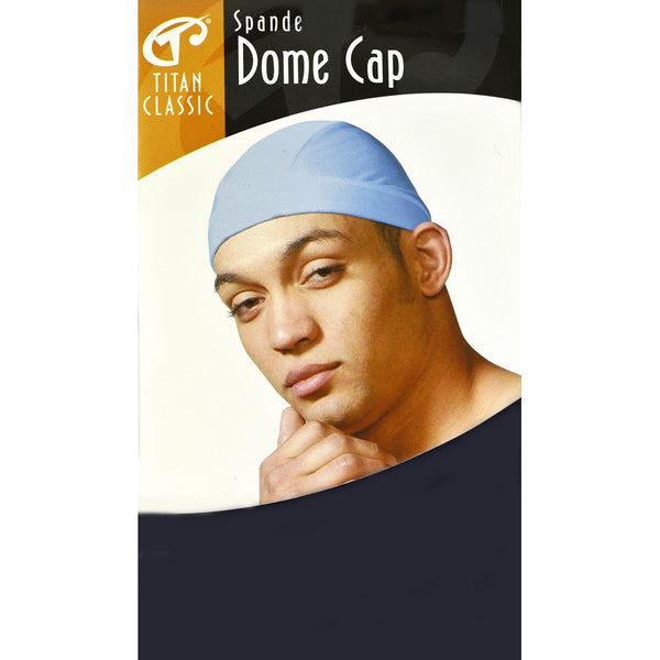 Titan Classic Spandex Dome Cap Navy Blue