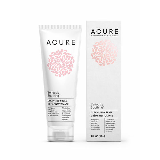 Acure Sensitive Facial Cleanser - Argan Oil Probiotic - 4 oz