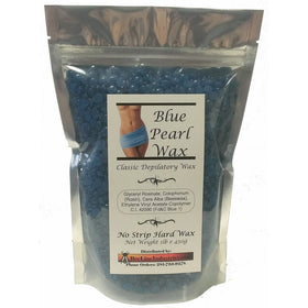 Blue Pearl Wax Ocean Tide Bead Hard Wax (Stripless) Small Bag - 1lb
