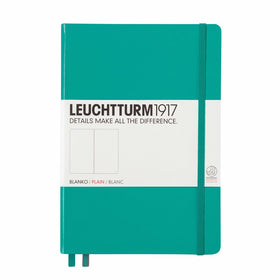 Leuchtturm1917 Classic Hardcover Plain Medium Notebook Emerald