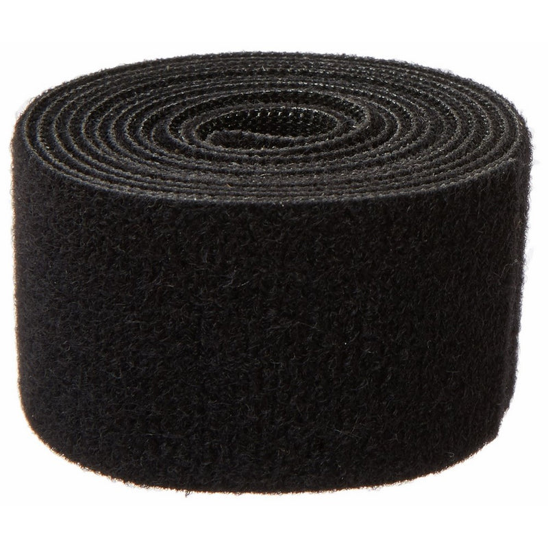1805-OW-PB/B-5 Nylon Onewrap Strap, Hook and Loop, 1-1/2" Wide, 5' Length, Black