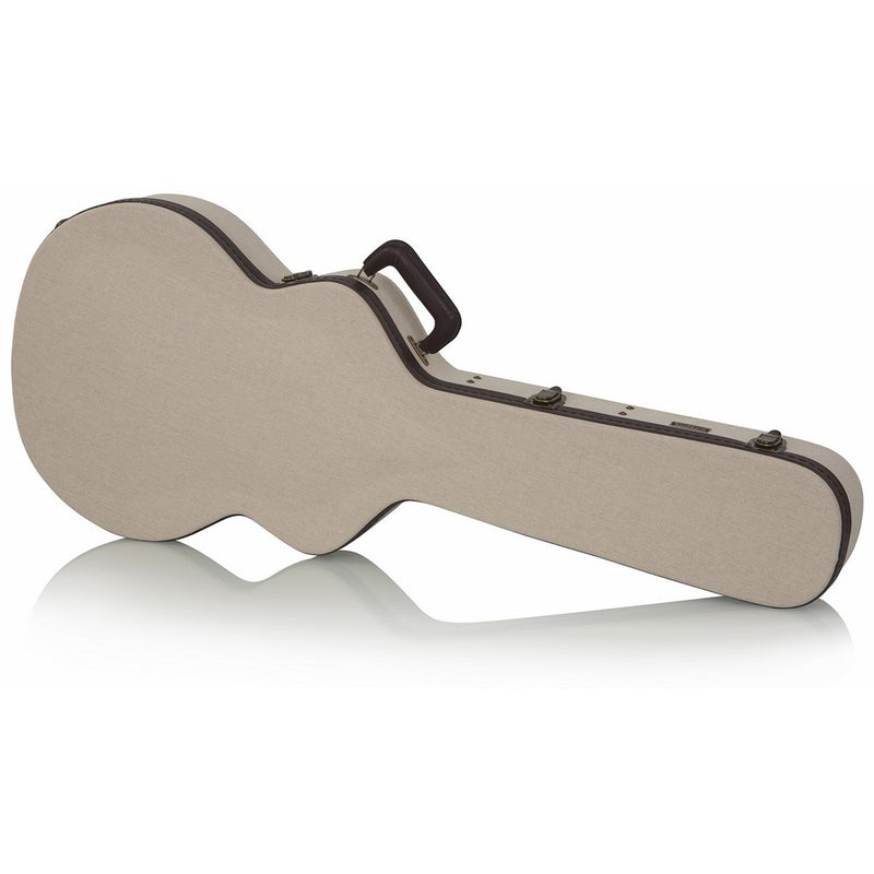 Gator Cases Journeyman Series Deluxe Wood Case for Semi-Hollow Guitars; Fits Gibson 335 (GW-JM-335)