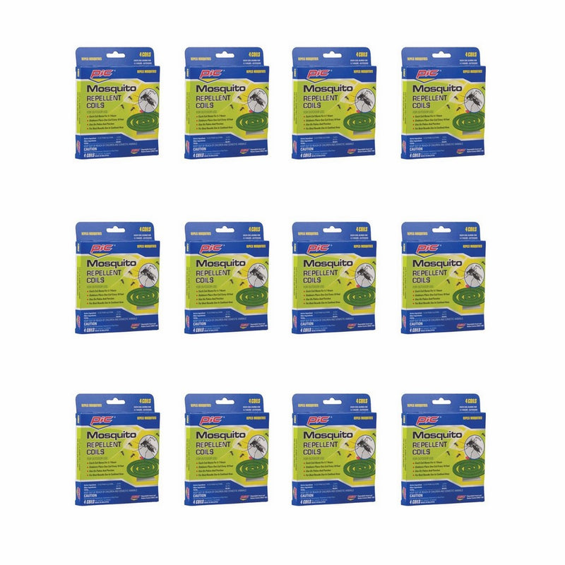 PIC C412 Mosquito Repellent Coils (12 Packs of 4)