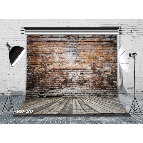 LB 8x8ft Brick Wall Poly Fabric Photo Backdrops Customized Studio Background Studio Props WF20