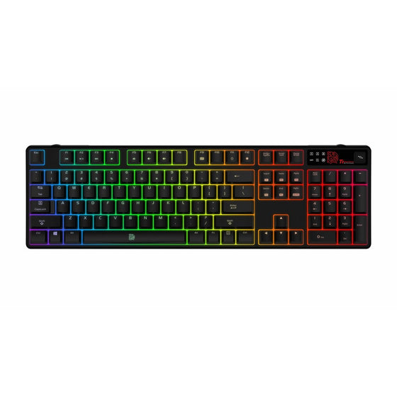 Thermaltake Tt e SPORTS Poseidon Z RGB Software Controlled 16.8 Million Color Brown Switches Mechanical Gaming Keyboard KB-PZR-KBBRUS-01