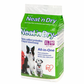 IRIS Neat 'n Dry Premium Pet Training Pads, Extra Large, 23.5" x 35.5", 50 Count