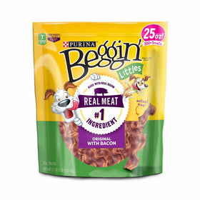 Purina Beggin' Bacon Flavor Dog Snacks - (1) 25 oz. Pouch