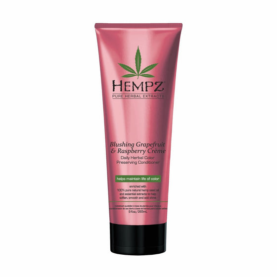 Hempz Blushing Grapefruit & Raspberry Creme Color Preserving Herbal Conditioner, 9.0 Ounce