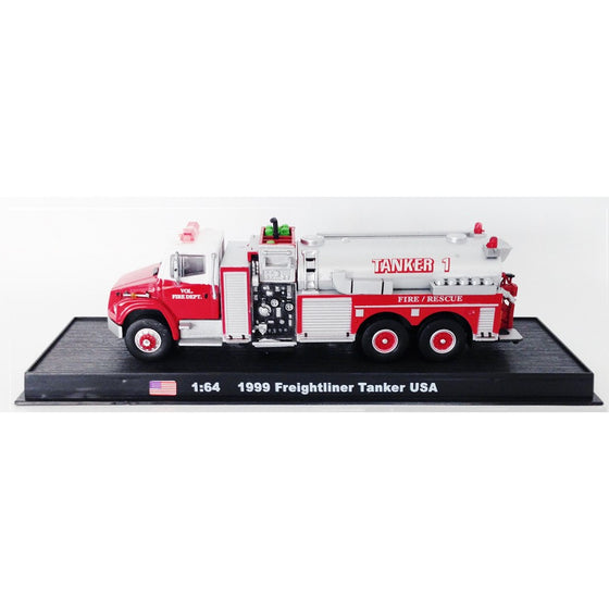 Freightliner Tanker USA Fire Truck Diecast 1:64 Model (Amercom GB-21)